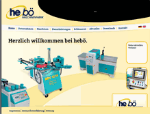 Tablet Screenshot of heboe.com